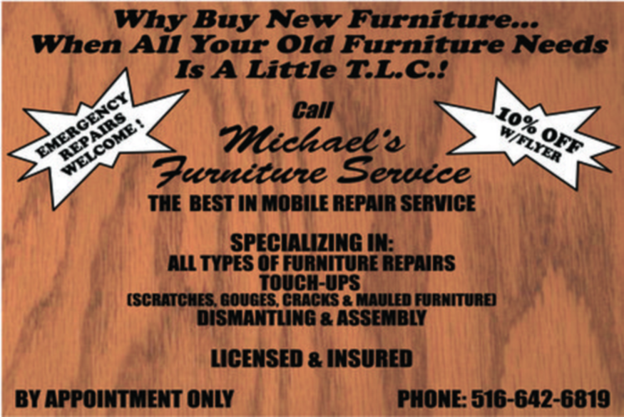 Michael S Furniture Service Promotions In Long Island Ny